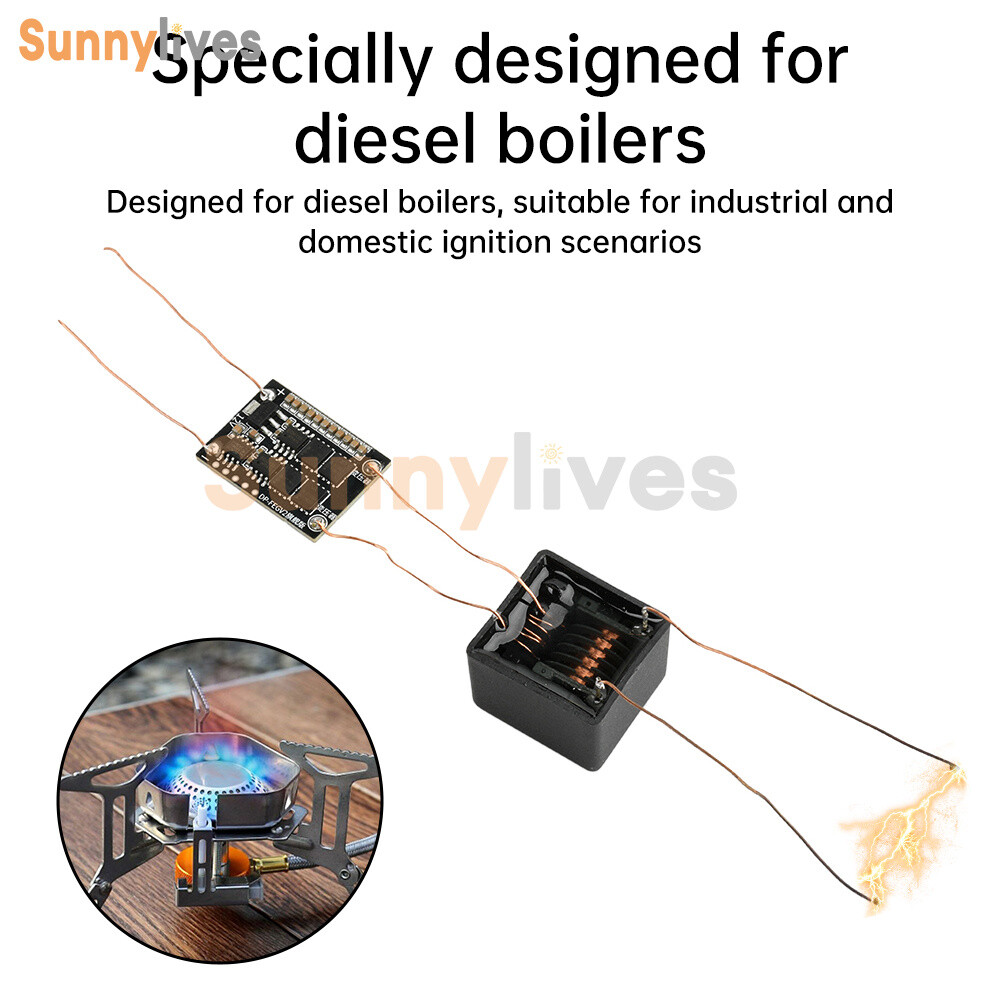DC 4-12V to AC 20KV High Voltage Ignition Module Boost Coil High Frequency AC