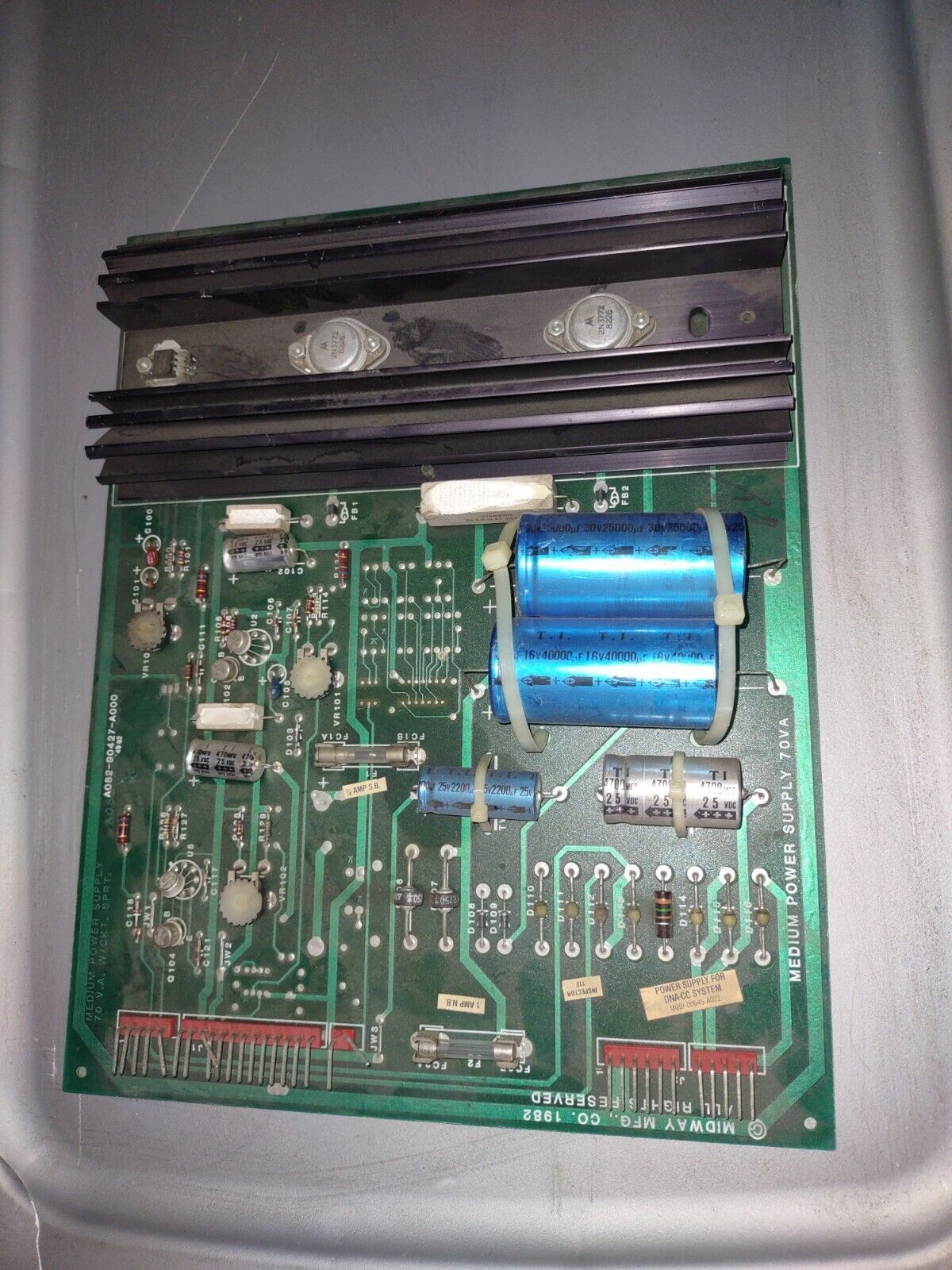 classic midway arcade power supply pcb untested #373