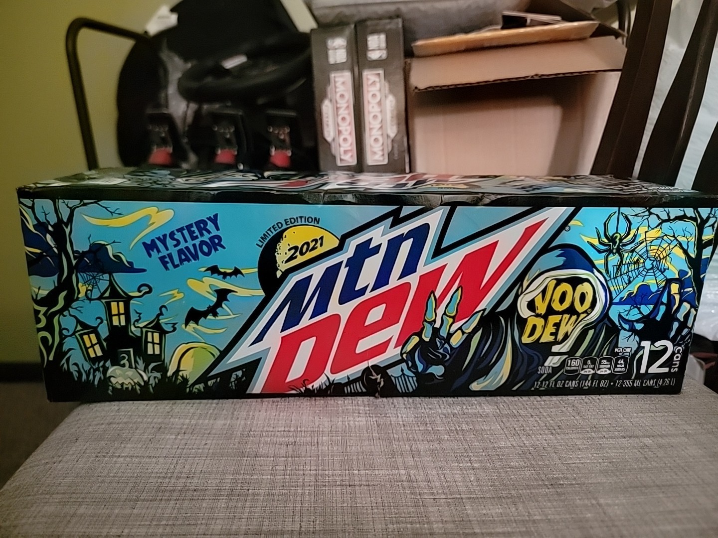 Mountain Dew VooDew 2021, 12 Full cans from 12 pack