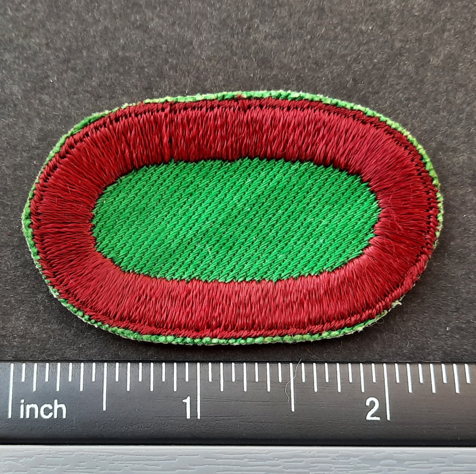 Original US Army 10 SFG Oval Patch Special Forces Group Paratrooper Cut Edge