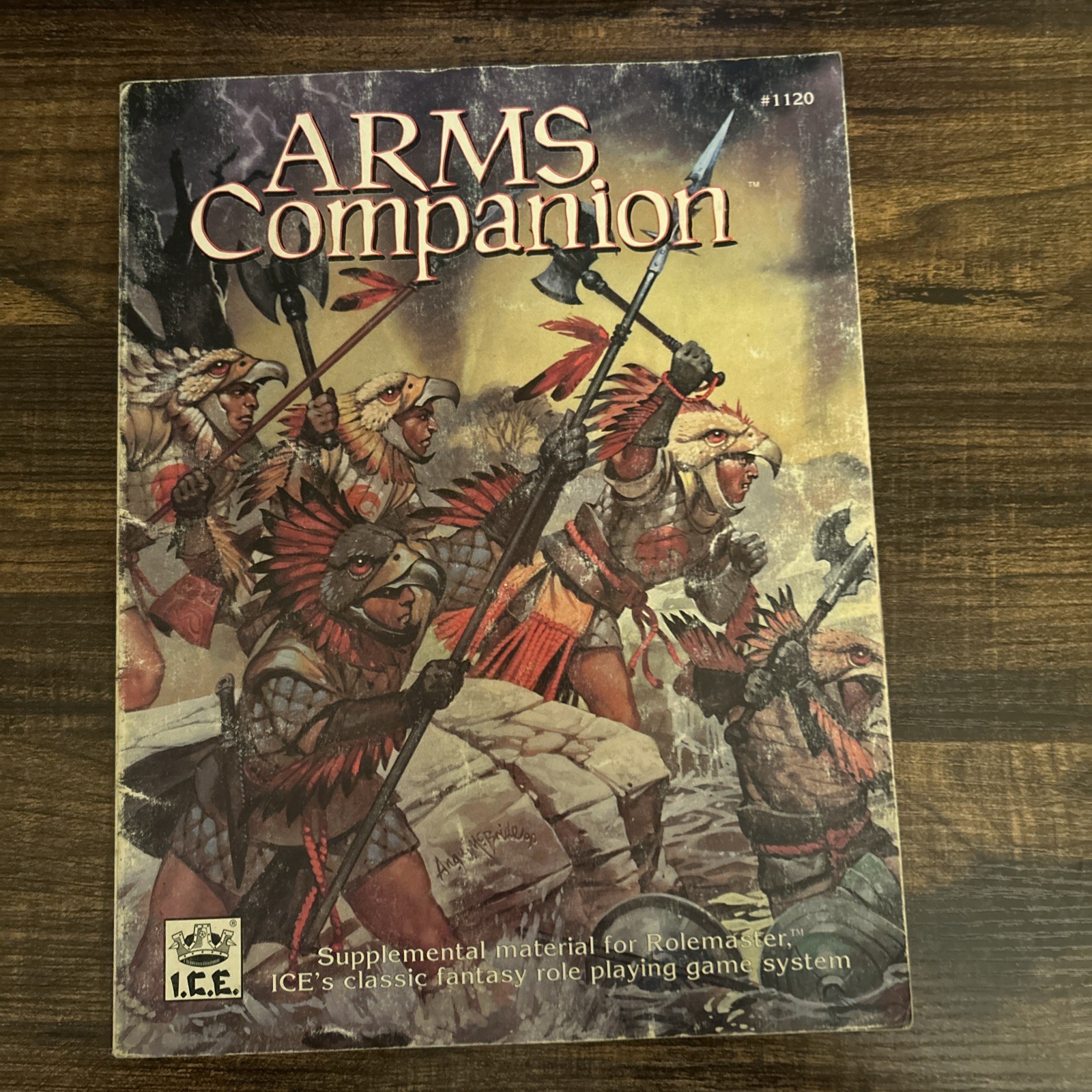 Arms Companion #1120 I.C.E. First Edition,First Printing 1993 RPG ROLEMASTER