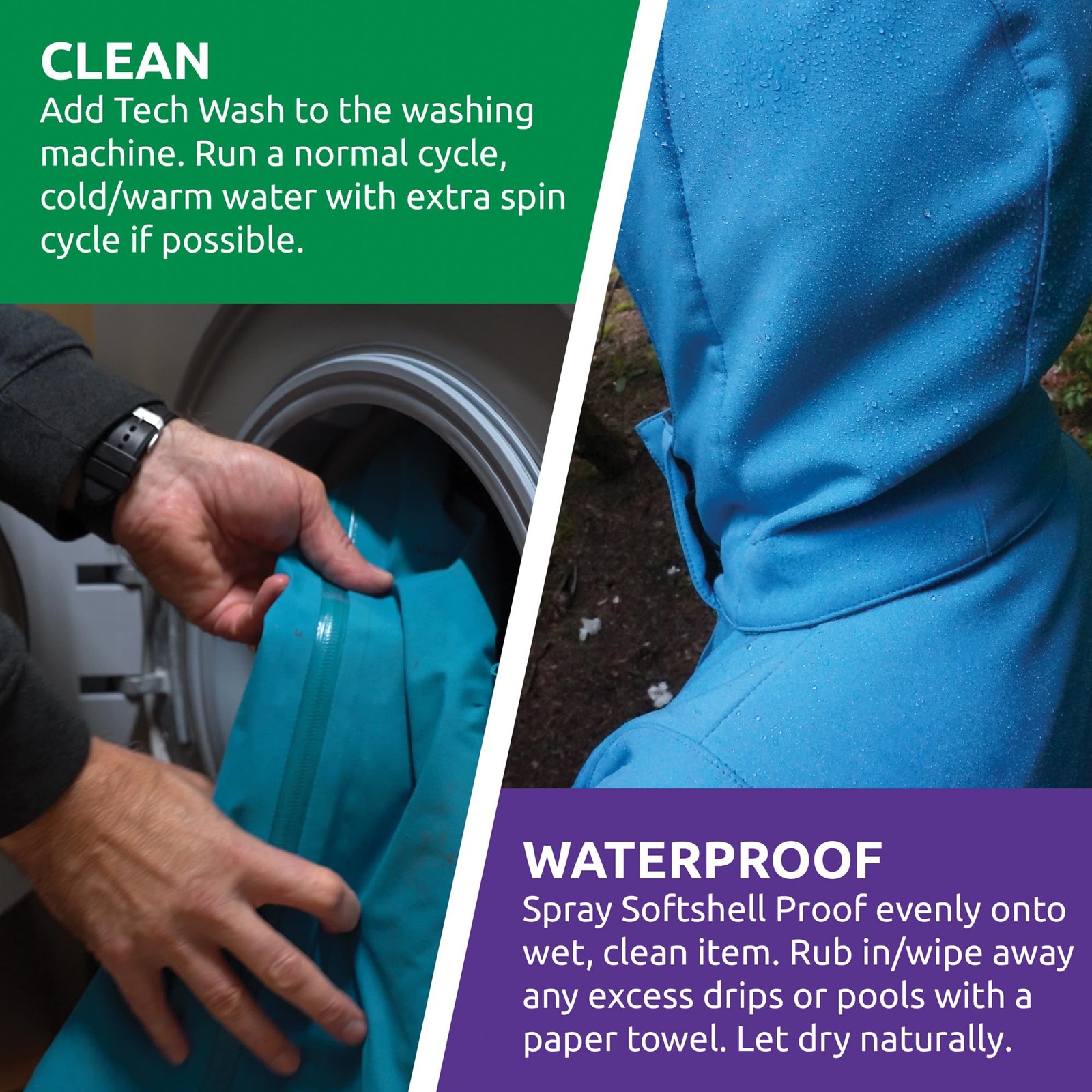 Softshell Proof, Spray-On