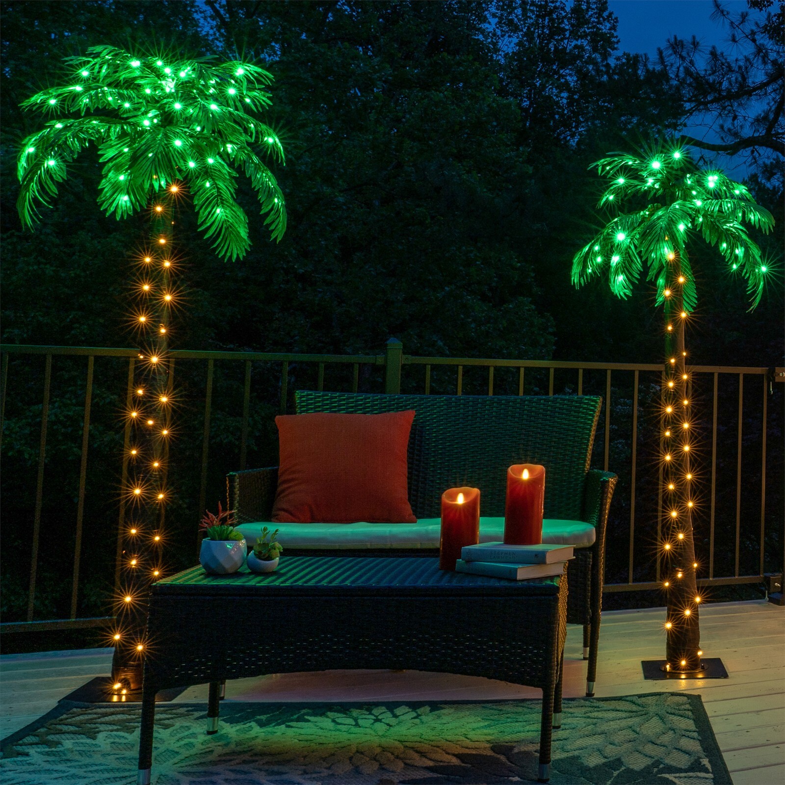 LED Lighted Palm Tree Artificial Palm Tree Party Decoration with Remote Control