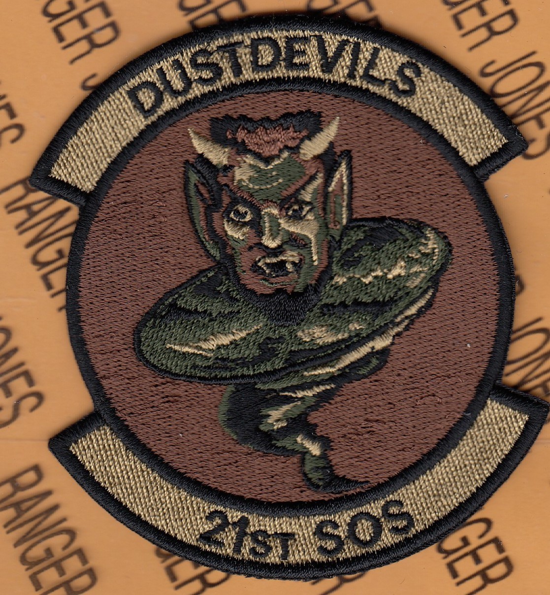 USAF Air Force AFSOC 20th Special Operations Sq ~4" OCP No HOOK patch c/e A