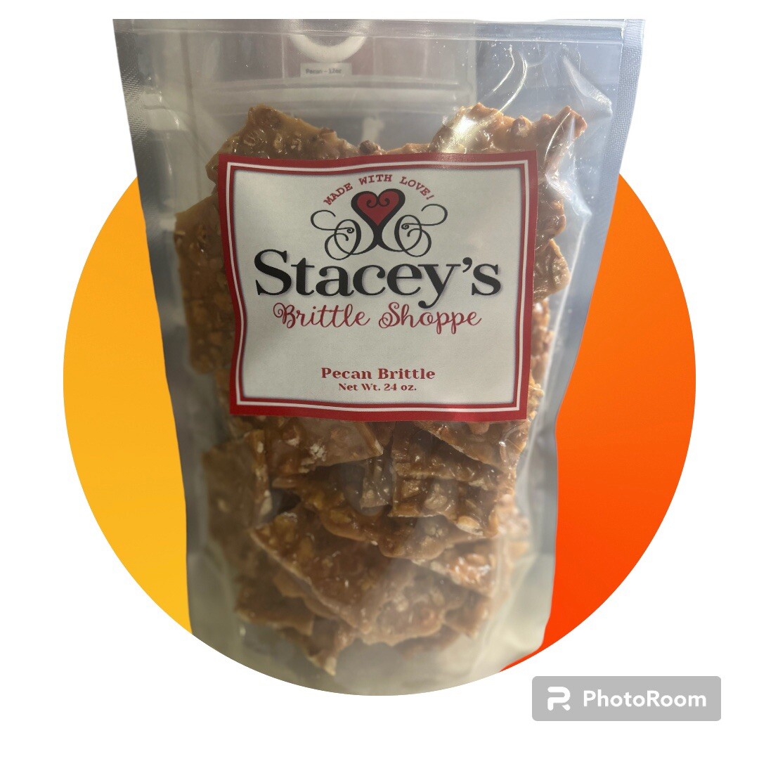 Stacey's Delicious Homemade Pecan Brittle - 24 ounce bag