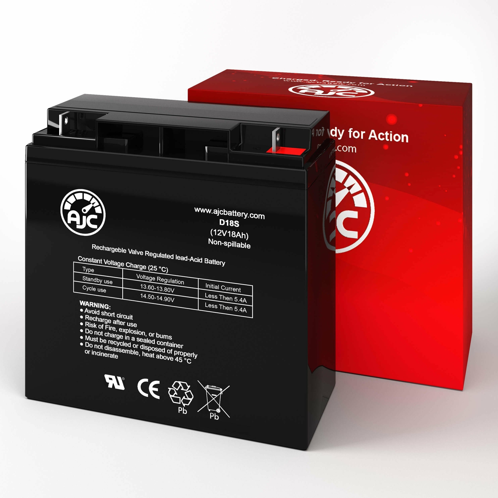 Enduring 6FM18 12V 18Ah UPS Replacement Battery