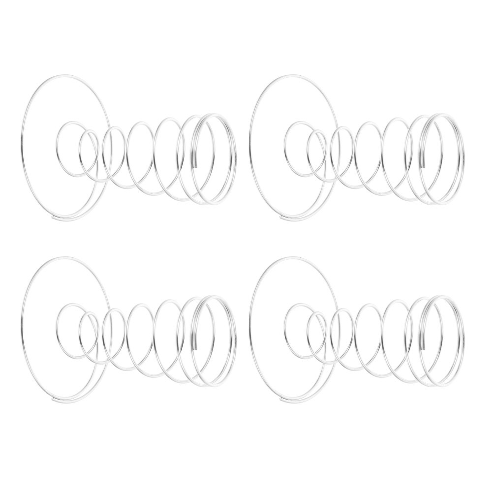 4 Pcs Stainless Steel Ice Cream Cone Shelf Decorative Cone Holders for Home