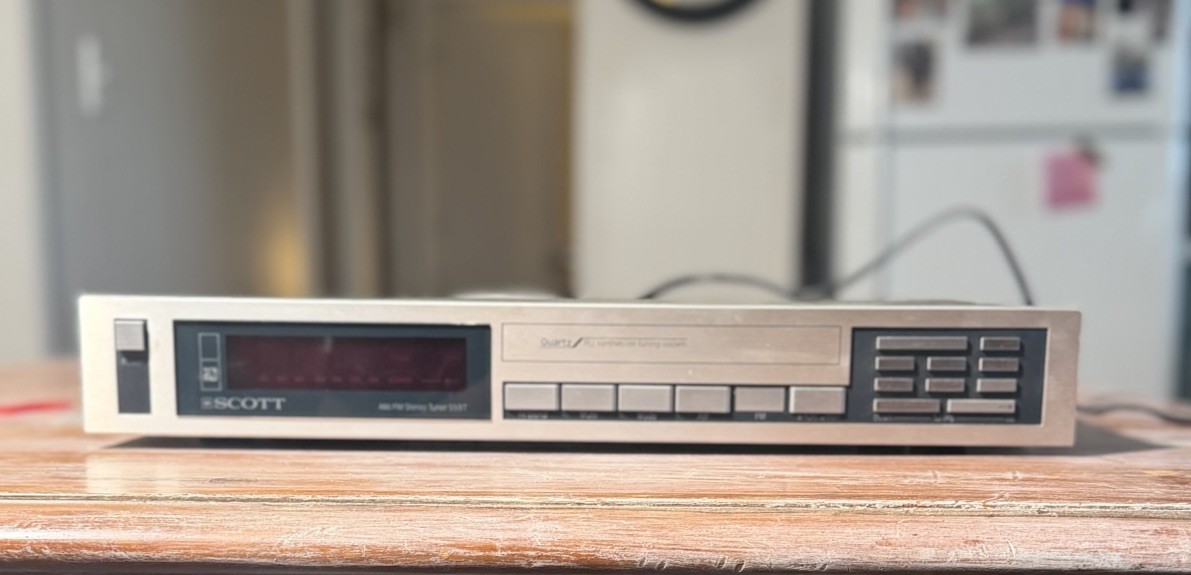 VINTAGE Scott AM/FM Stereo Tuner 559T Quartz PLL Synthesizer tuning system