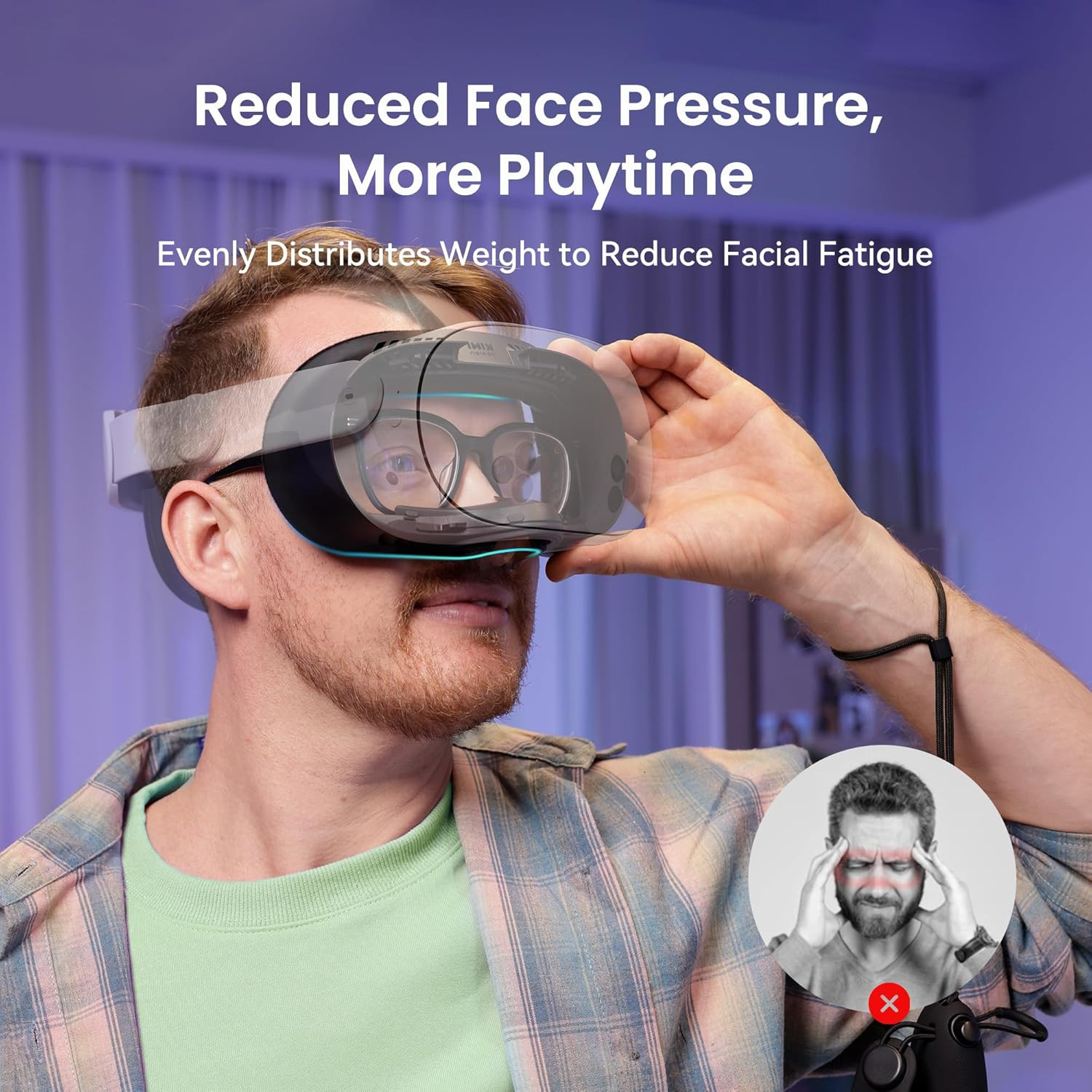 KIWI design V4 Facial Interface Face Pads Compatible with Oculus/Meta Quest 3S,