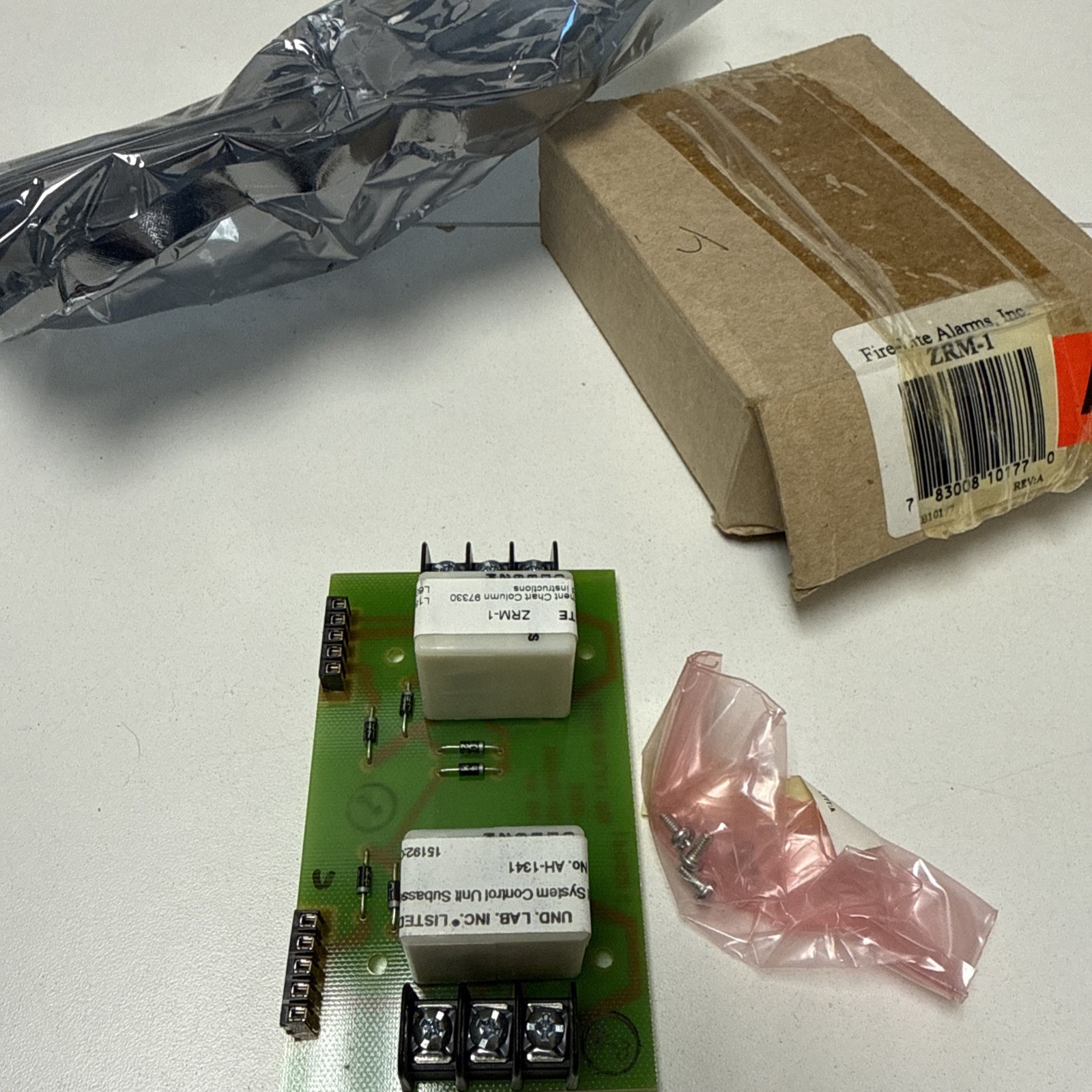FIRE LITE ZRM-1 FIRE ALARM ZONE RELAY MODULE BOARD NEW IN BOX