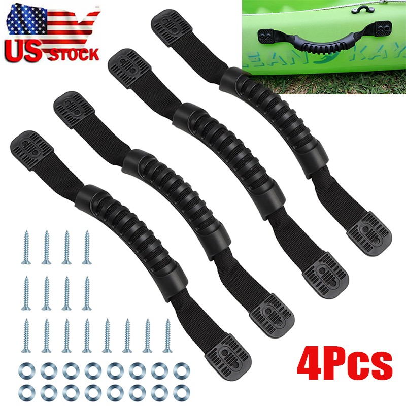 4Pcs Kayak Canoe Handles Boats Webbing Handle Anti-slip Grips For Suitcases/Door