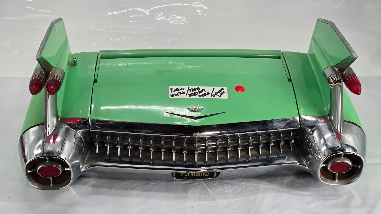 Vintage Popworks 1959 Cadillac Radio/Cassette 3-1489 Rare Green READ DESCRIPTION