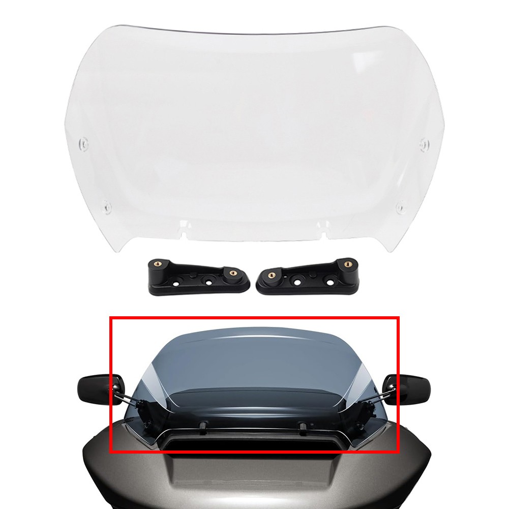 12" Clear Windscreen Windshield For Harley Touring Road Glide CVO 2023 2024