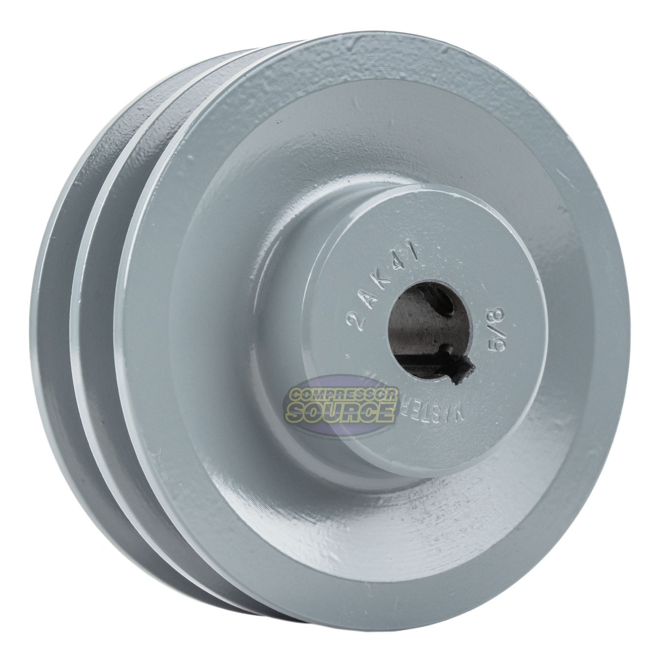 Cast Iron 4" Dual Groove Belt A Section 4L Pulley for 5/8" Shaft 2AK41-5/8