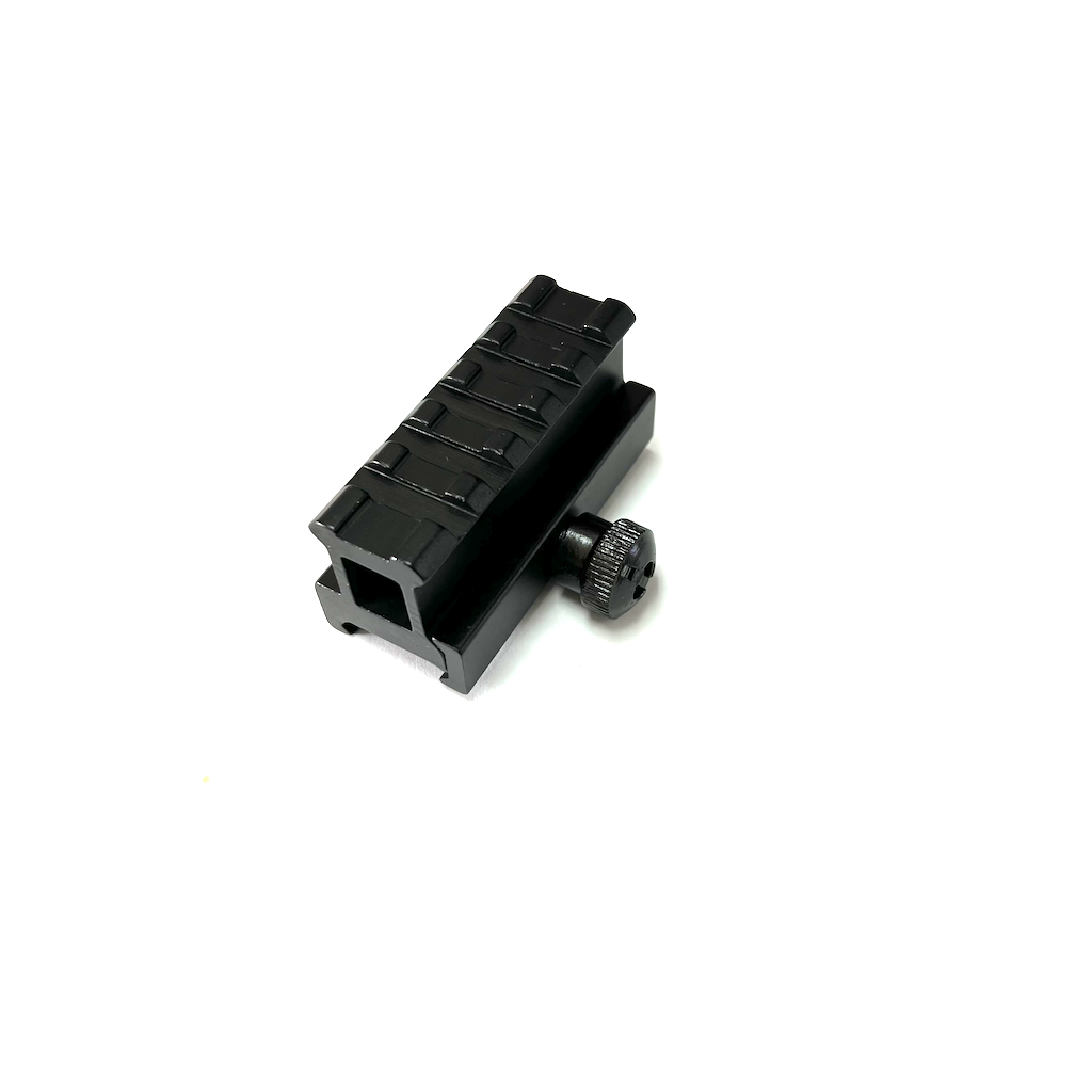 5 slots riser mount for Red Dot- Low/ Medium/ High profile Weaver Picatinny Rail