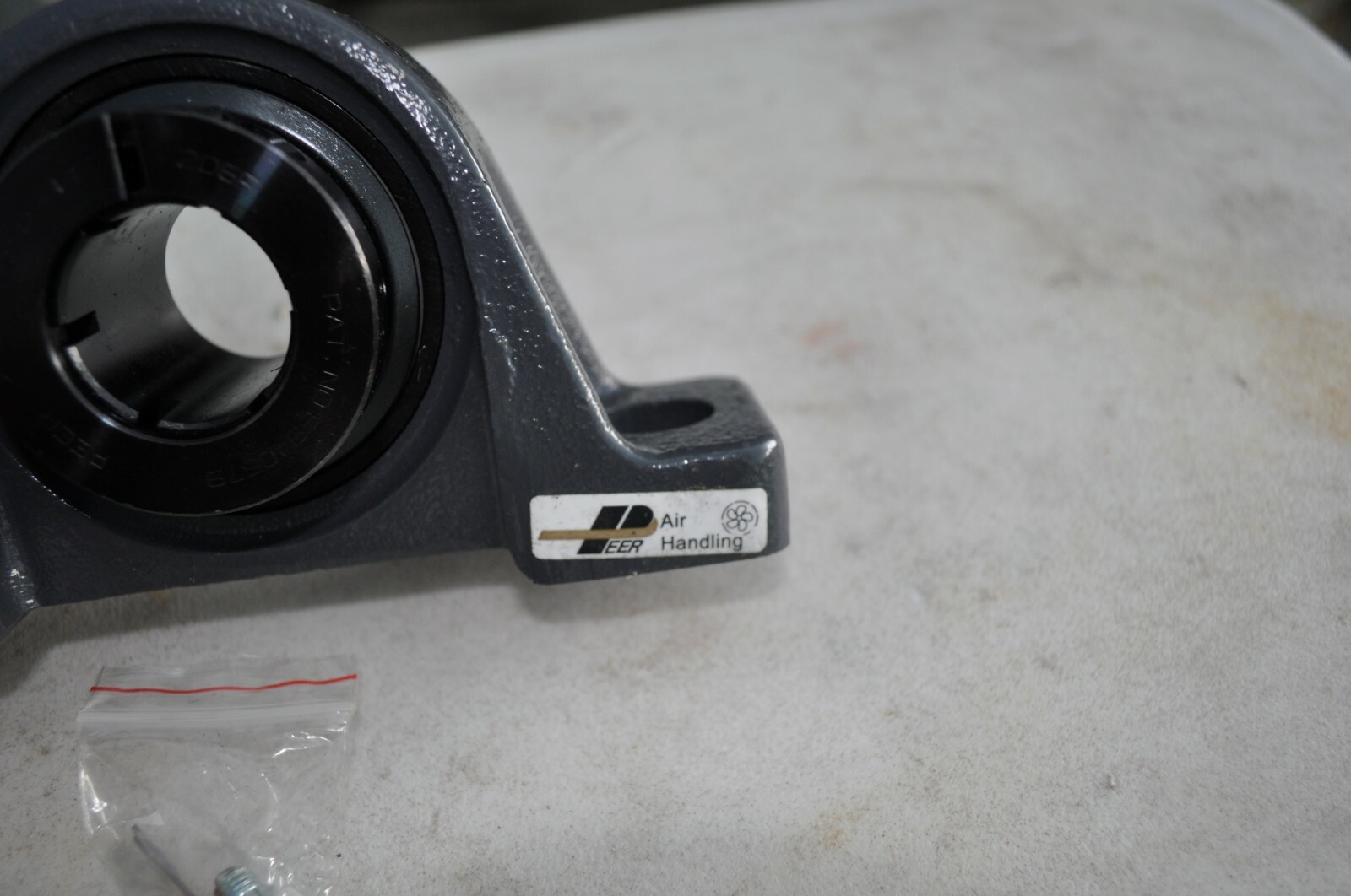Peer P207 Pillow Block Bearing Unit 1 3/16 SHAFT WITH LOCKING RING & ZERK FIT