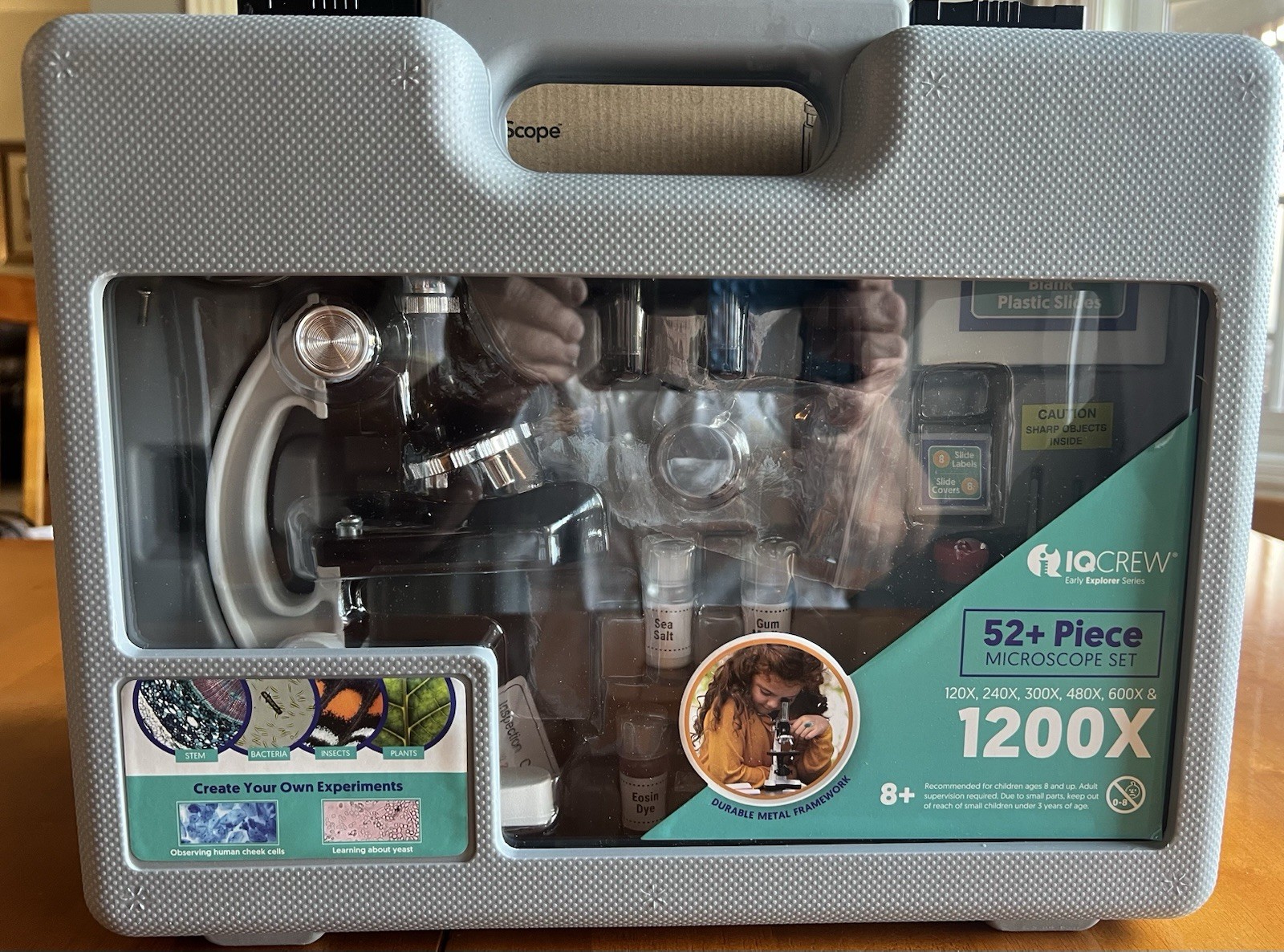IQ Crew 52-Piece Microscope Set BRAND NEW