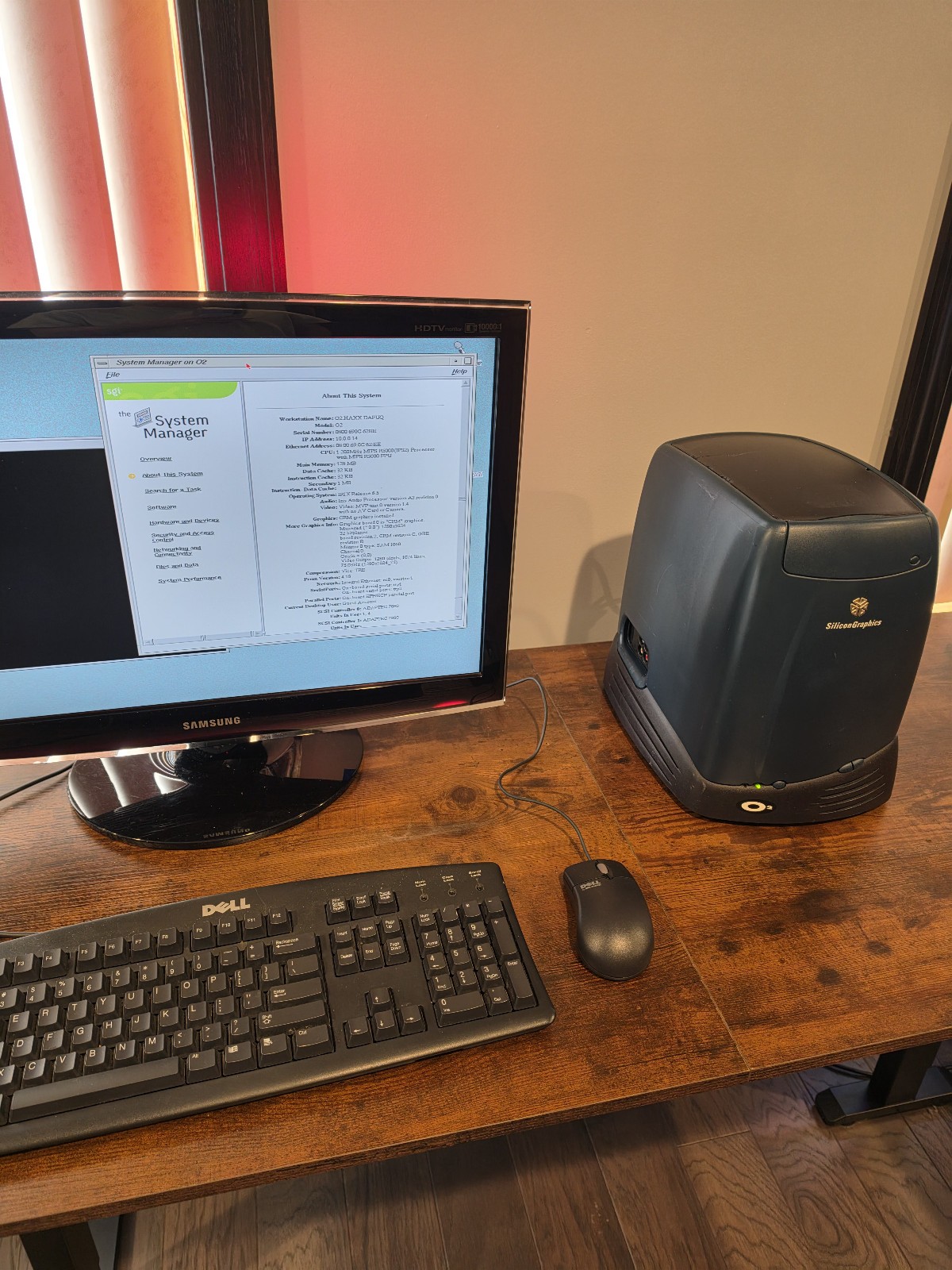 SGI Silicon Graphics O2 Workstation R5000 200MHz 128MB