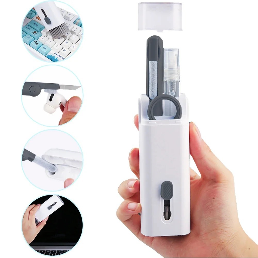 7-in-1 Computer Keyboard Cleaner Brush Kit Earphone Cleaning Pen For Headset