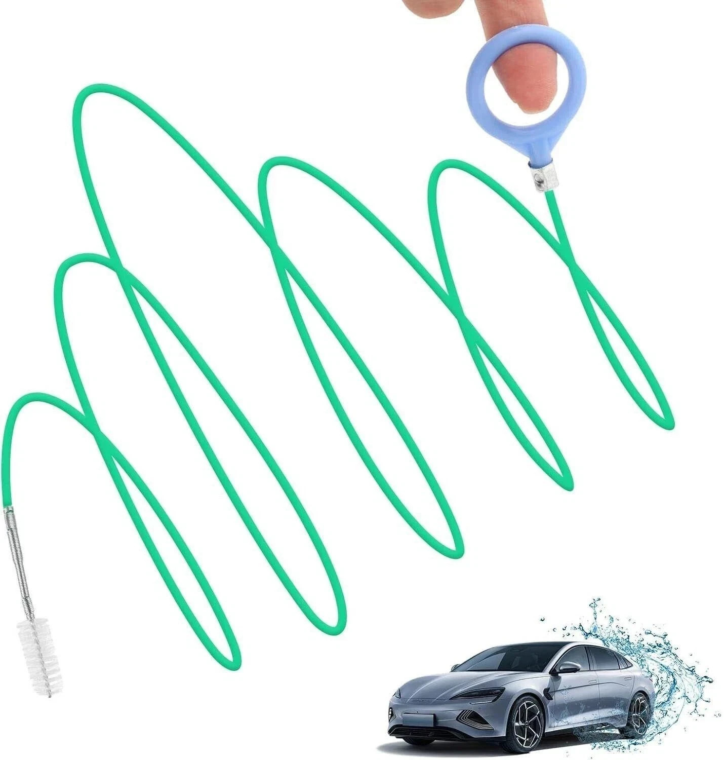 Auto Sunroof Drain Cleaning Tool,120 inch Long Pipe Cleaner for Car,flexible New