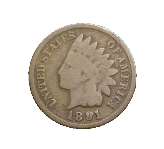 1891 Indian Cent - Very Nice Circ Collector Coin - c6617uxx