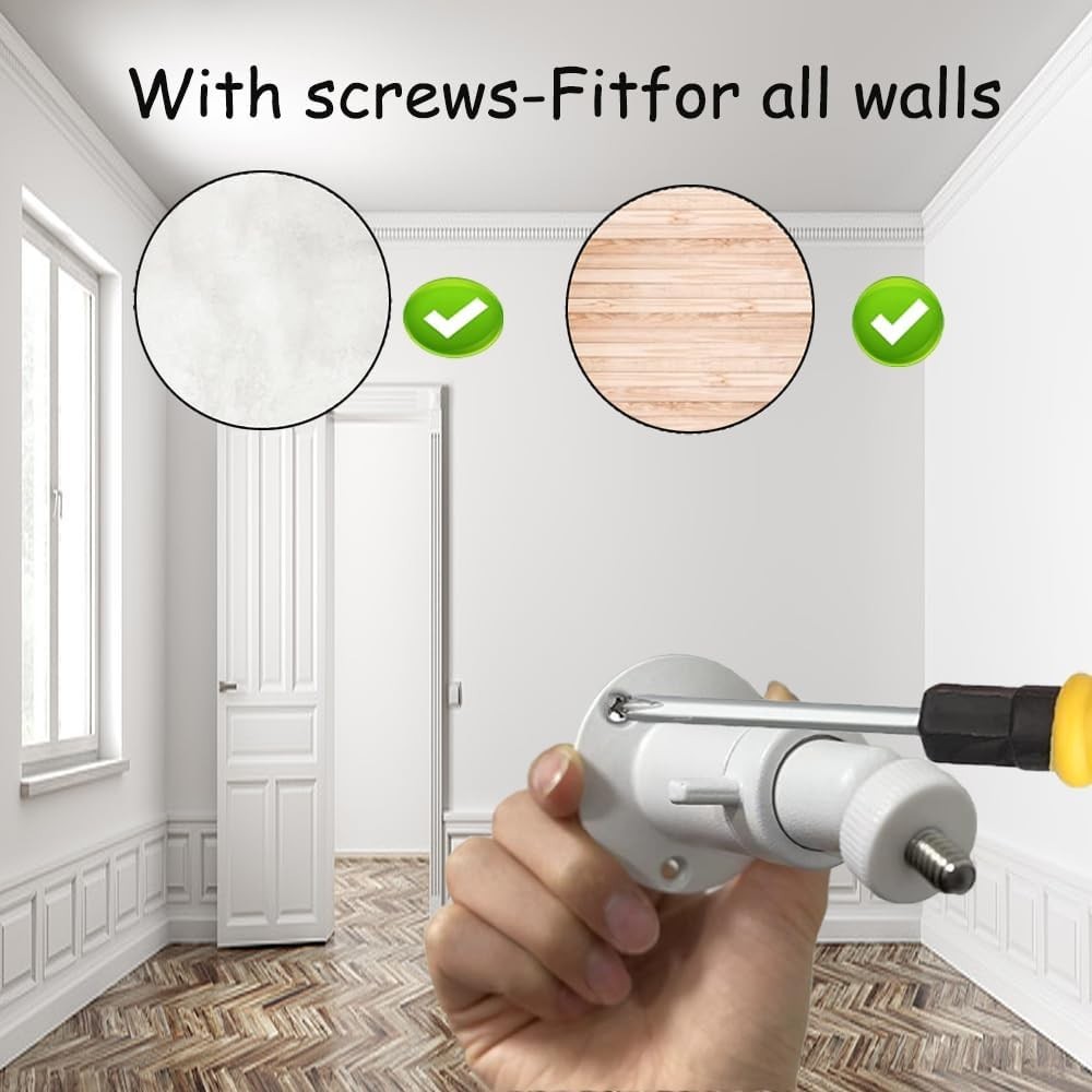 Durable Stainless Steel Wall Mount with Adjustable Angles for Security Cameras
