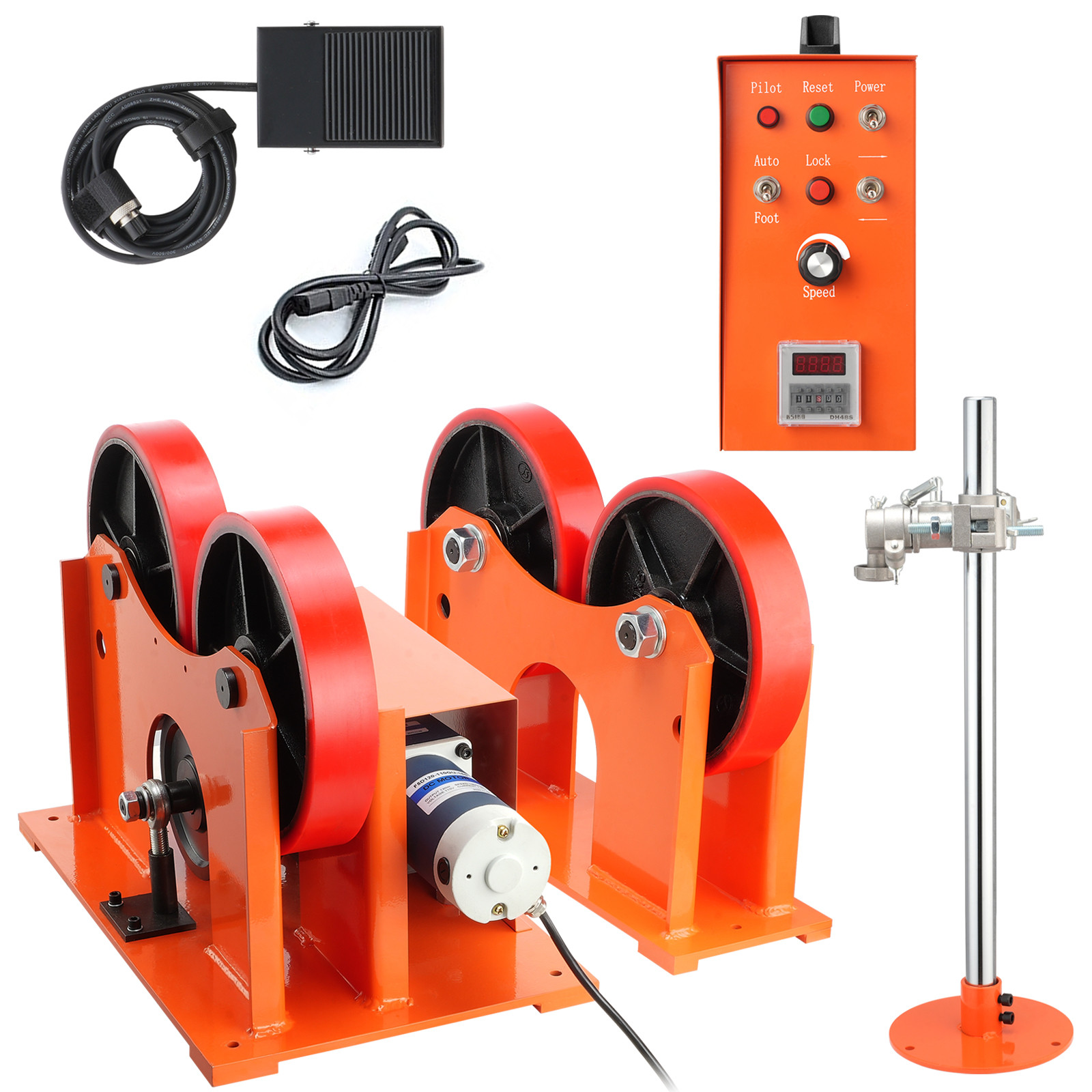 VEVOR Turning Rolls Linkage Roller 1000KG/2205LBS Loading Welding Turning Roll