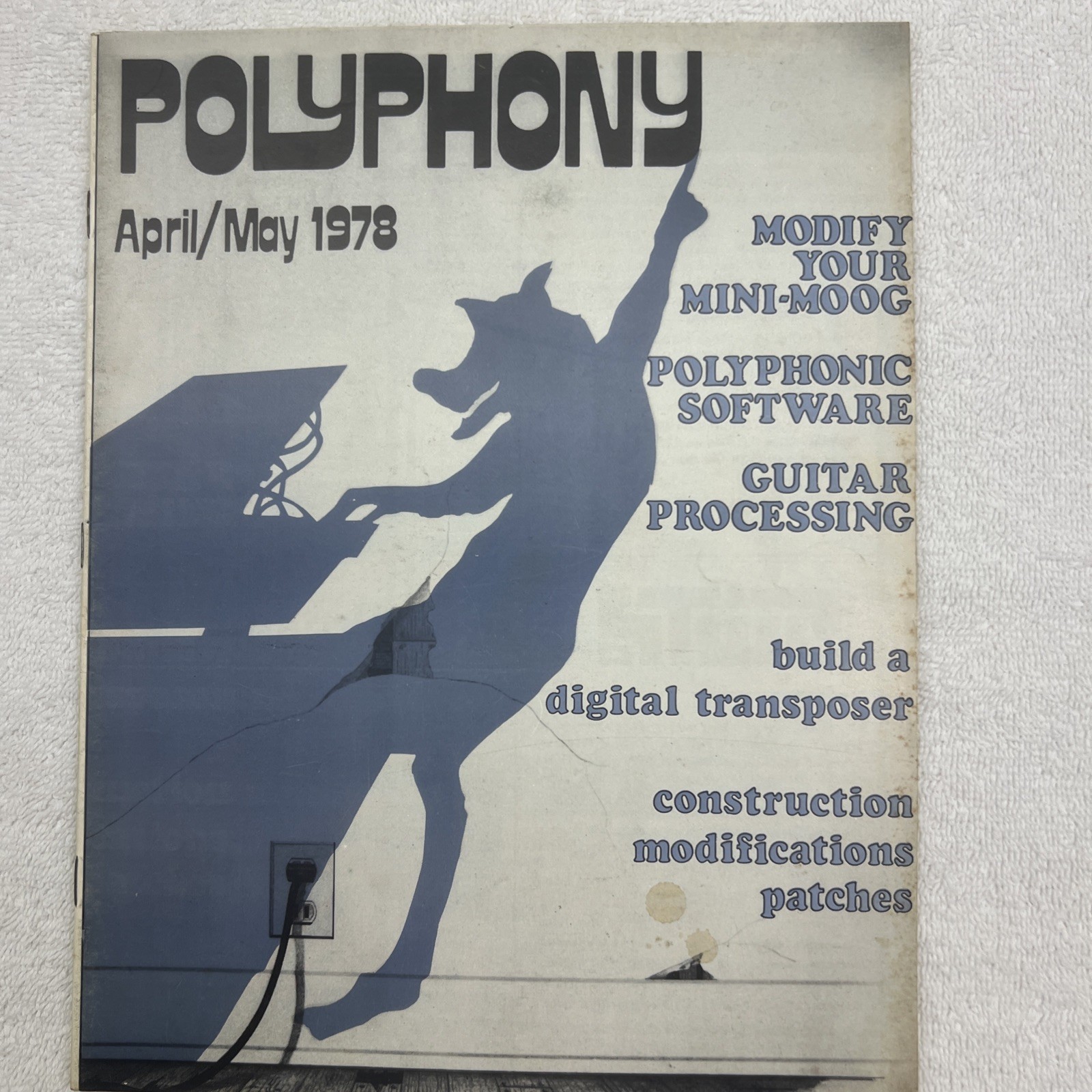Polyphony "PAIA" Vintage Electronic Music/ Synthesizer Magazine - '78 -April/May