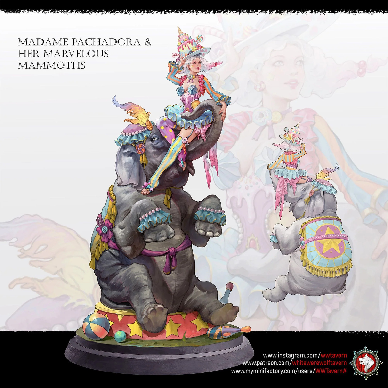 Madame Pachadora - Resin Tabletop Miniature