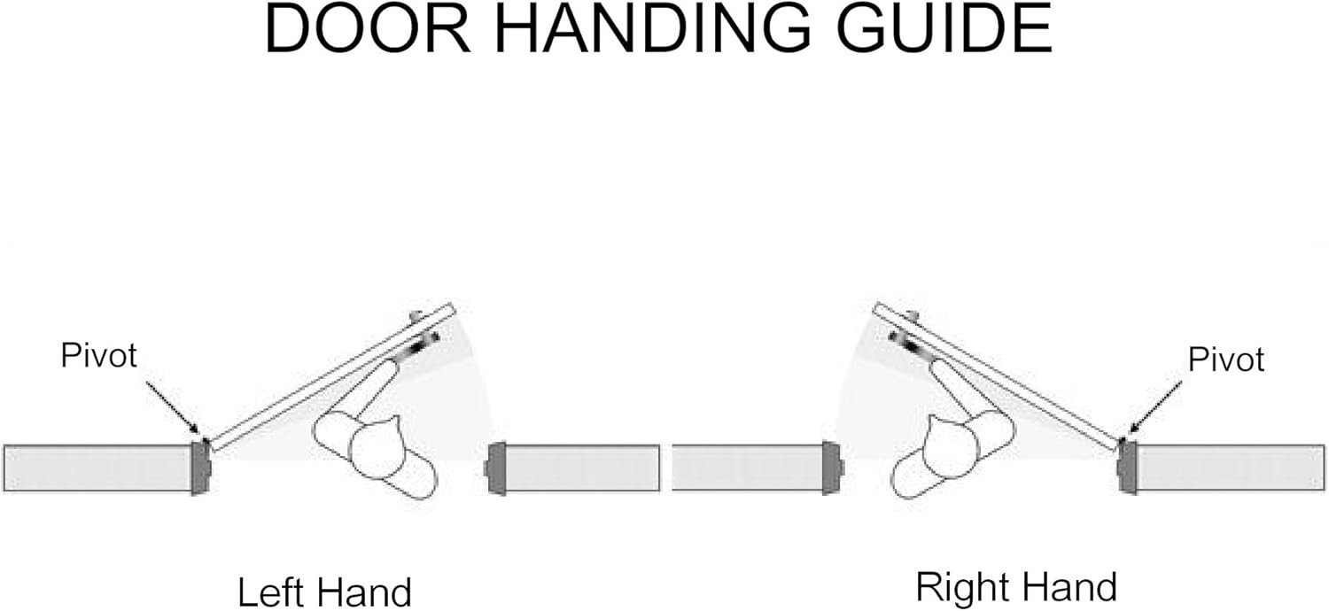 Commercial Door Pivot Hinge Set, Duronotic Bronze