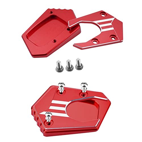 Kickstand Pad Side Stand Foot Extension Enlarger Plate Support for CBR650R Gray