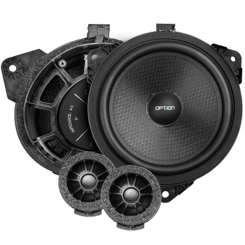 Plug & Play Front Component Speakers For Toyota Kluger (4. Gen) OPTION