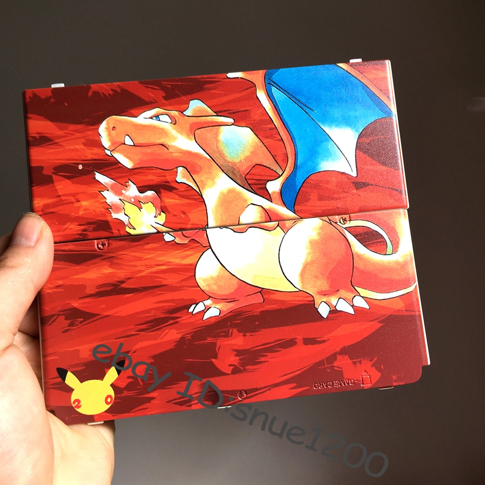 Nintendo New 3DS Replacement shell Plates - Pokemon 20th Anniversary Charizard
