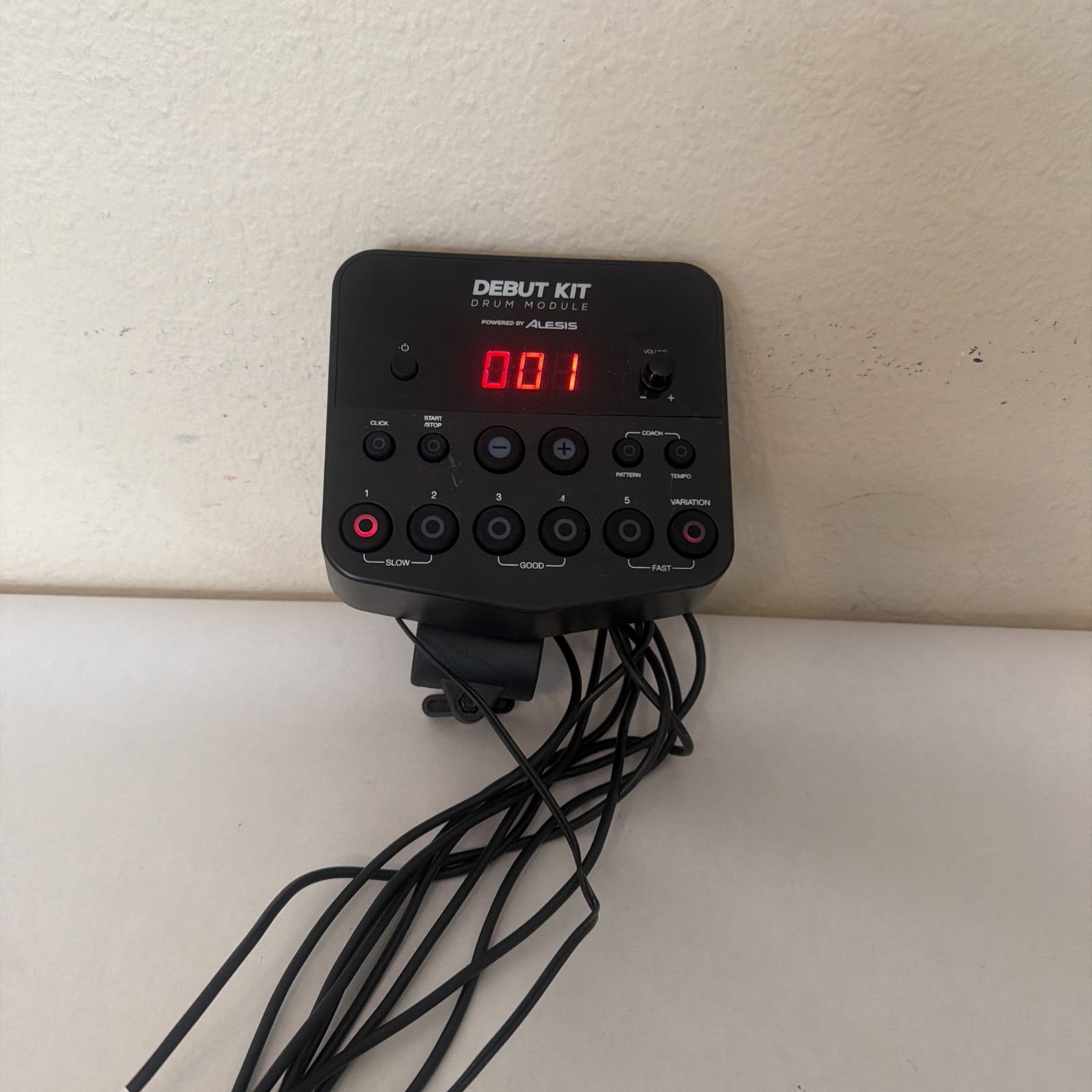 Alesis Debut Electronic Drum Kit Module / Brain Only w/ Adapter and Cables
