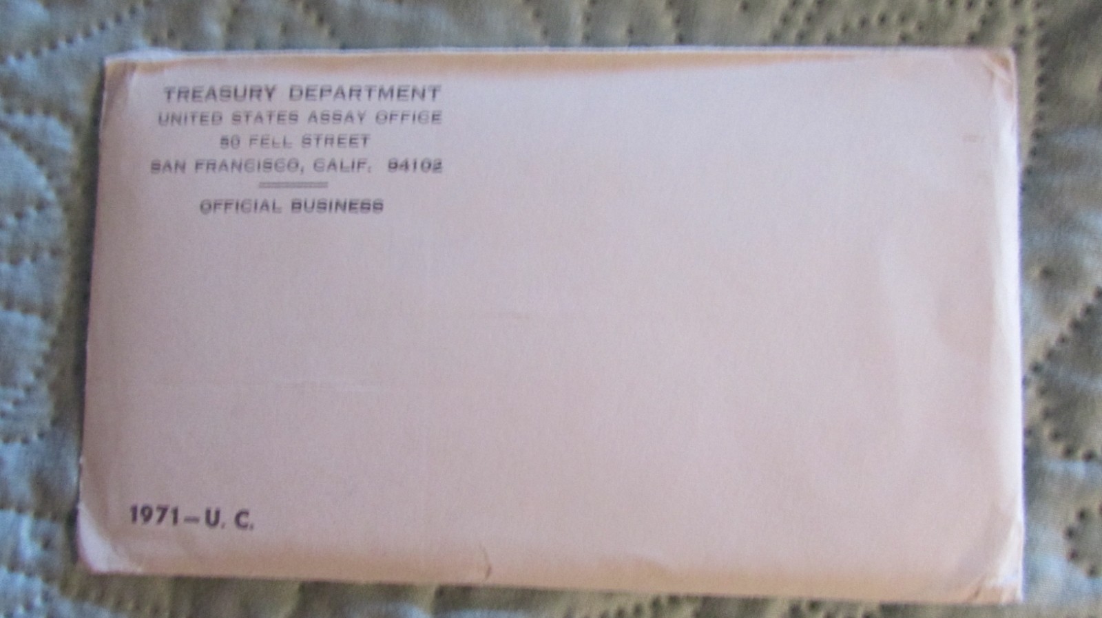 1971 OGP - P D S - 11 COINS US MINT SET in Envelope ~ Estate Coins Rare Unopened