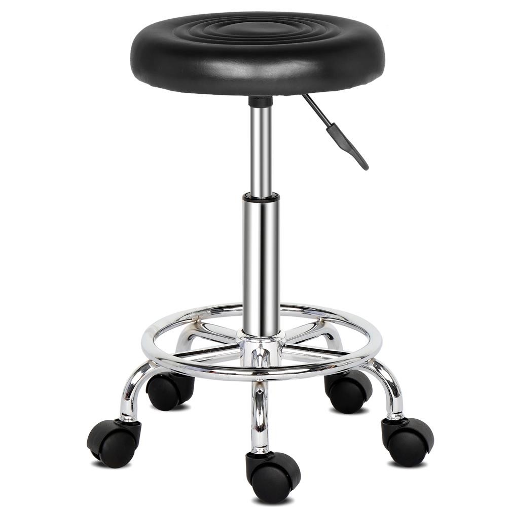 Swivel Salon Stool Chair Adjustable Hydraulic Rolling Stool for Beauty Barber