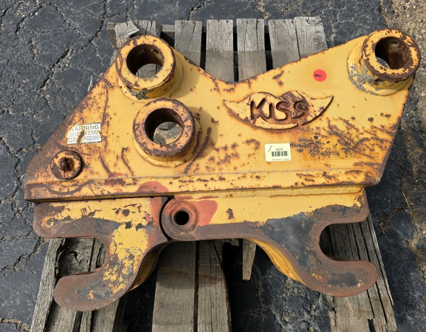 KISS Mechanical Quick Hitch Coupler 60mm Pins Fits 8-13 Ton Excavator