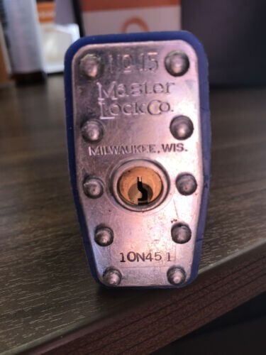 Keyed Padlock 15LH BLUE, Different, 2-1/2"W