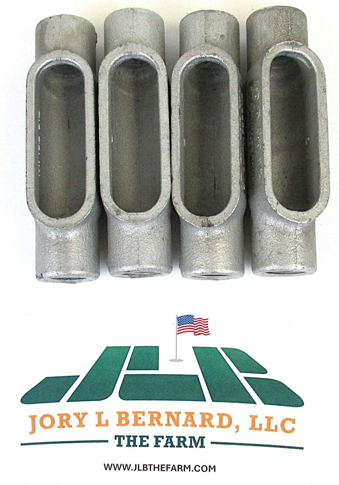 CROUSE HINDS, C-17, LOT OF 4, 1/2" METAL CONDUIT BODY, DUAL RATED, NOS S