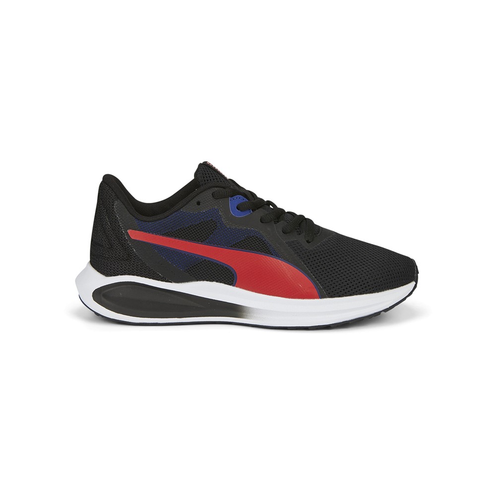PUMA Twitch Runner Mutant Lace Up  Youth Boys Black Sneakers Casual Shoes 386251