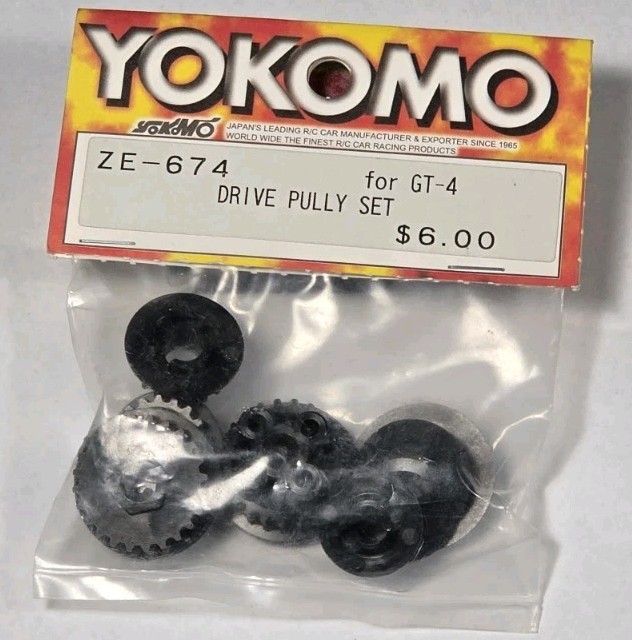 Yokomo ZE-674 Drive Pulley Set for the GT-4 RC