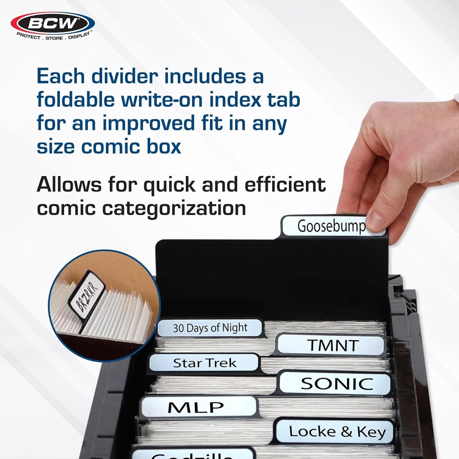 Acid-Free Comic Dividers - 25 Pack for Efficient Comic Storage Solutions