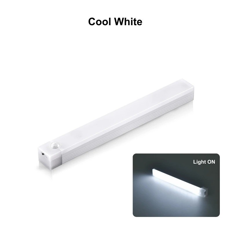 Motion Sensor LED Bar Light USB Rechargeable Magnetic Cabinet Kitchen Original