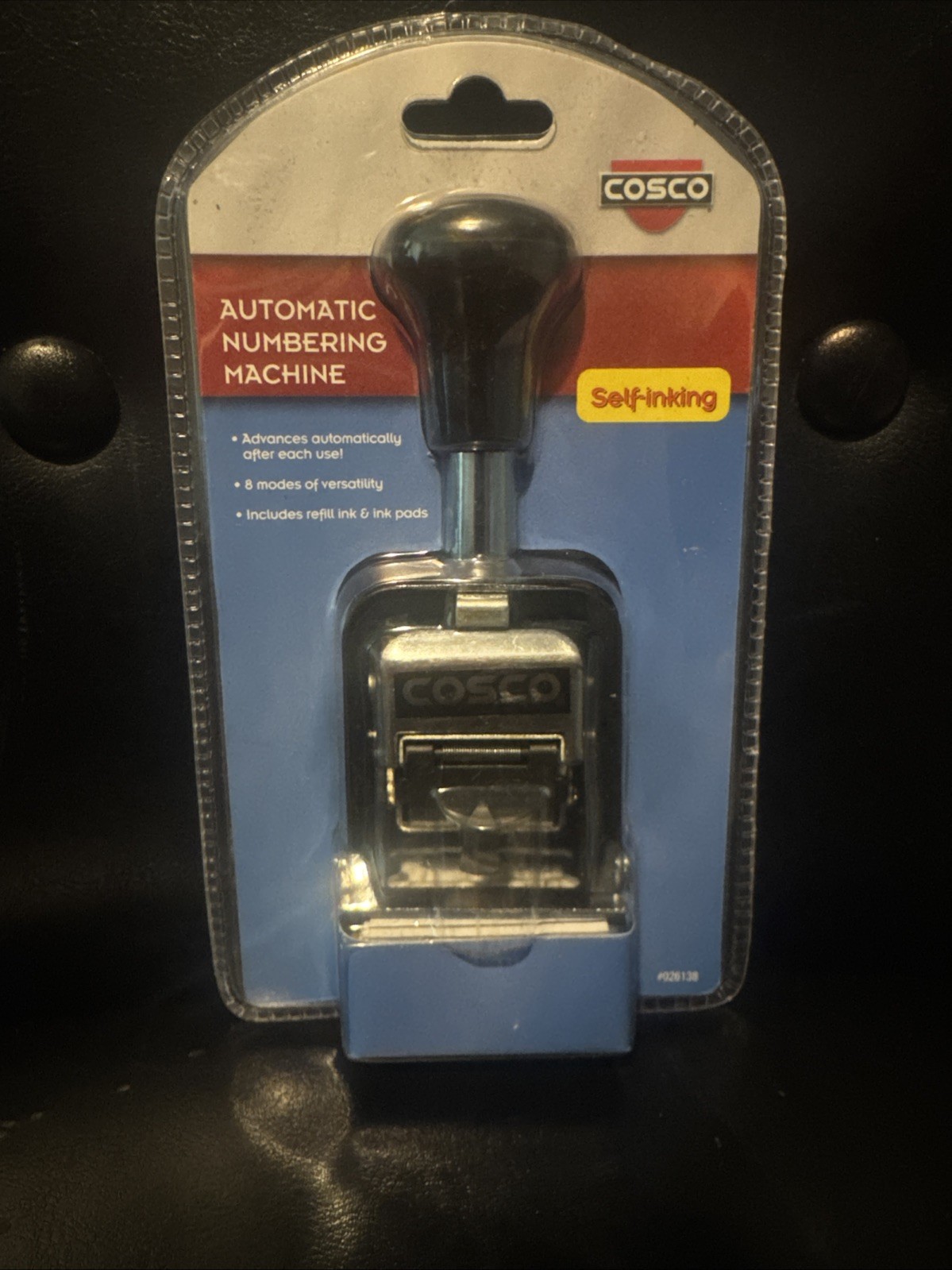 NEW Cosco Self-Inking Automatic Numbering Machine 026138 SEALED