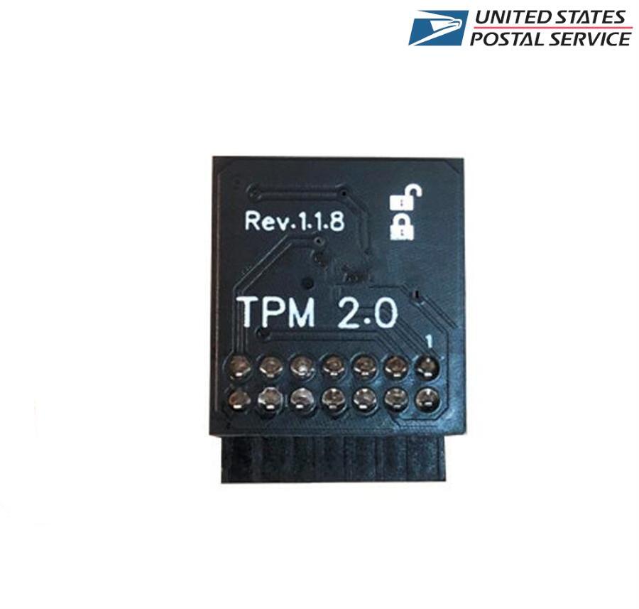 1pc TPM2.0 Security Module Trusted Platform For MSI 14PIN LPC MS-4136 USA Ship