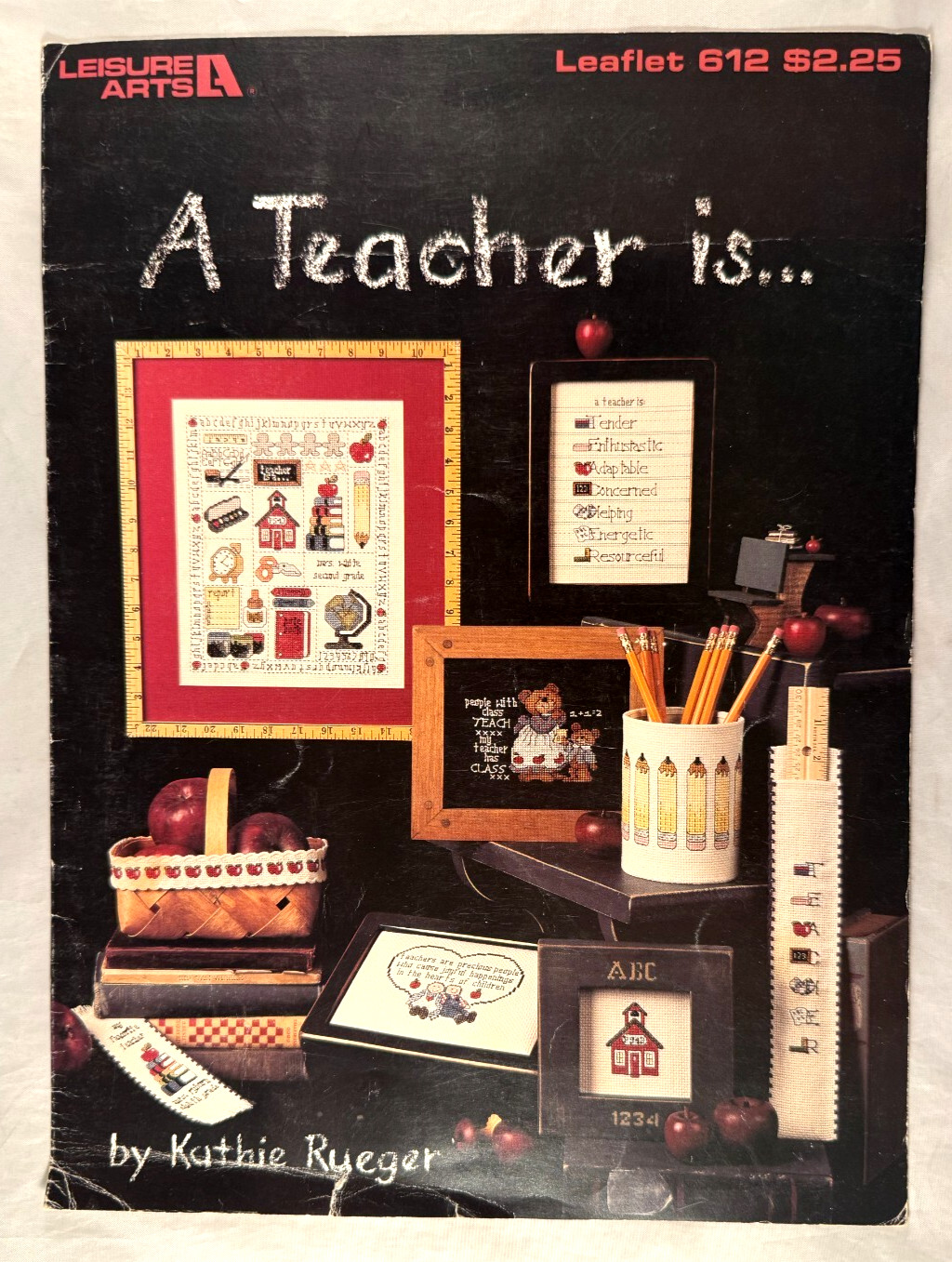 A Teacher is... - Leisure Arts #612 - 4 Cross Stitch Patterns