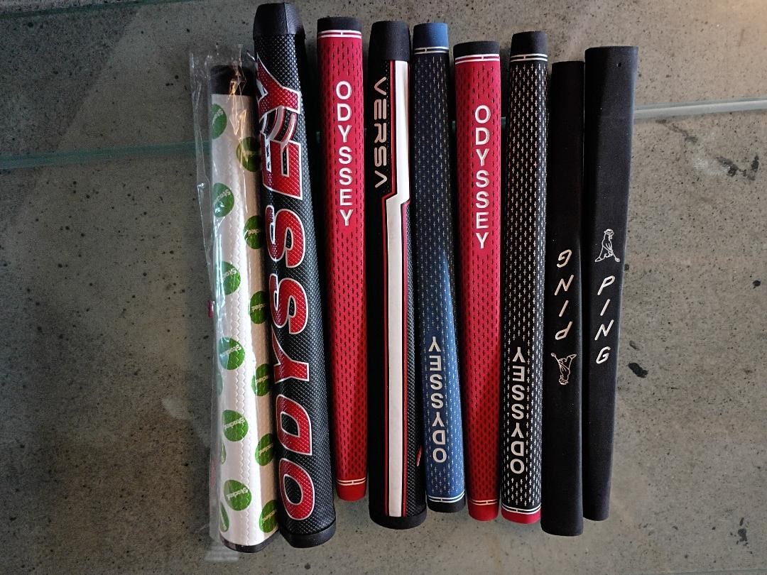 LOT OF 9 PREMIUM PUTTER GRIPS PING,ODYSSEY,STACKED