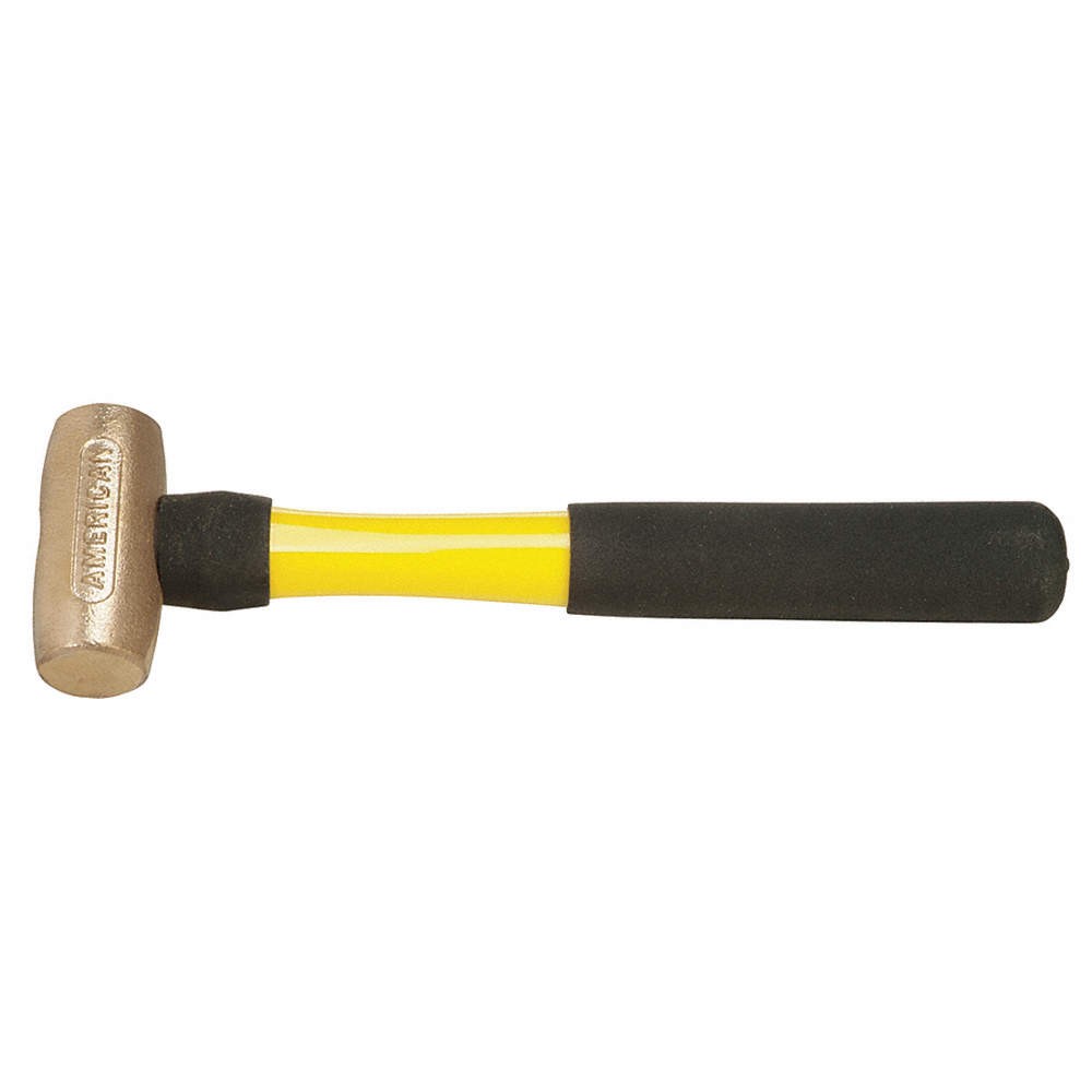 AMERICAN HAMMER AM15BZFG Sledge Hammer,1-1/2 lb.,12 In,Fiberglass 21YU17