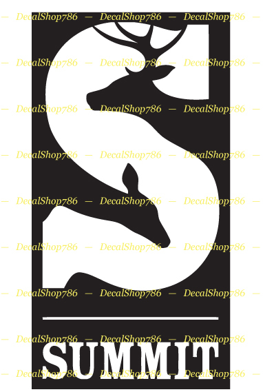 SUMMIT TreeStands - Hunting/Outdoors - Vinyl Die-Cut Peel N' Stick Decal/Sticker