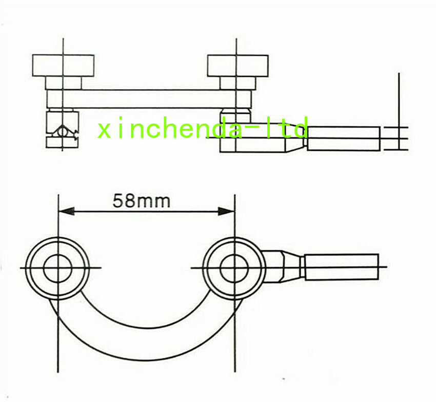Coaxial Centering Indicator Co-Ax Precision Center Bracket For Milling Machine